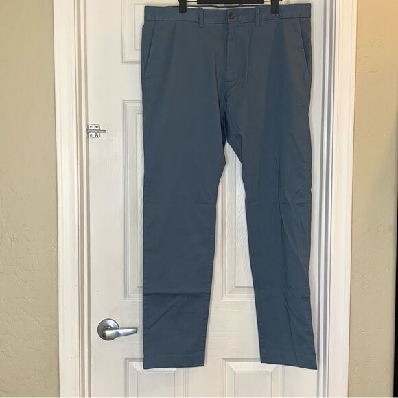 J Crew Factory Chinos Cornflower Blue Slim Size 36x32 - Picture 1 of 11
